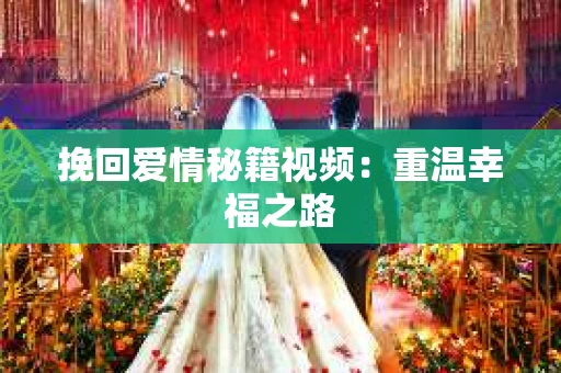 挽回爱情秘籍视频：重温幸福之路