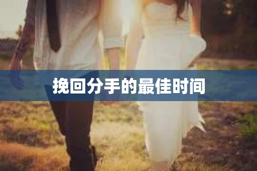 挽回分手的最佳时间