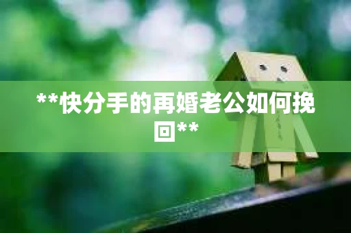 **快分手的再婚老公如何挽回**