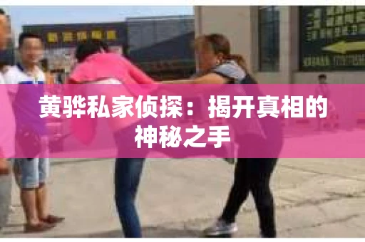 黄骅私家侦探：揭开真相的神秘之手