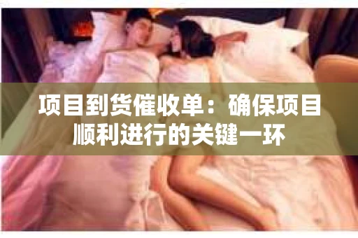 项目到货催收单：确保项目顺利进行的关键一环