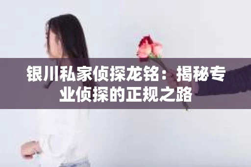 银川私家侦探龙铭：揭秘专业侦探的正规之路
