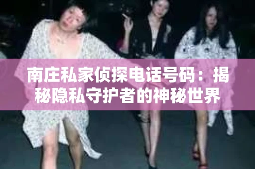 南庄私家侦探电话号码：揭秘隐私守护者的神秘世界