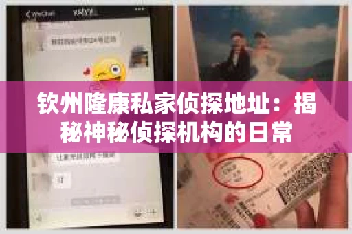 钦州隆康私家侦探地址：揭秘神秘侦探机构的日常