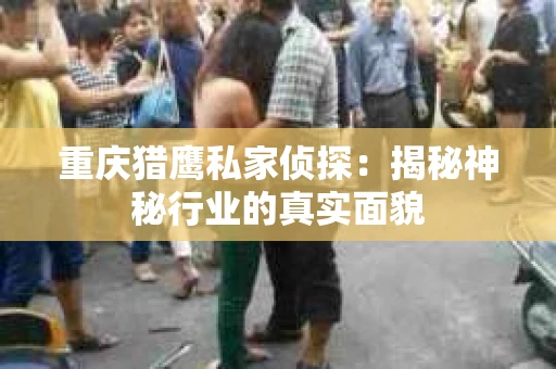 重庆猎鹰私家侦探：揭秘神秘行业的真实面貌