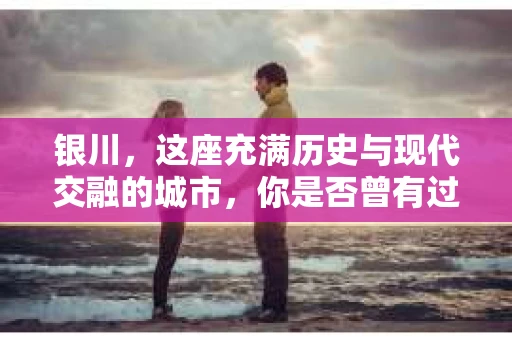 银川，这座充满历史与现代交融的城市，你是否曾有过这样的疑问：银川有私家侦探公司吗？今天，就让我带你一起揭开这个谜团。
