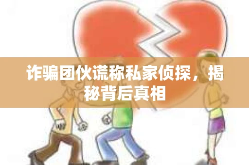 诈骗团伙谎称私家侦探，揭秘背后真相