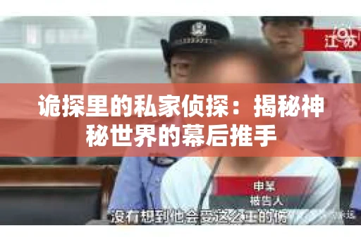 诡探里的私家侦探：揭秘神秘世界的幕后推手