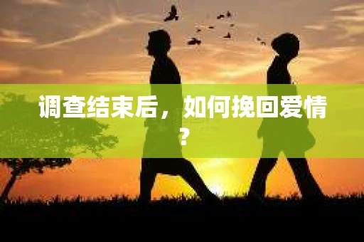 调查结束后，如何挽回爱情？