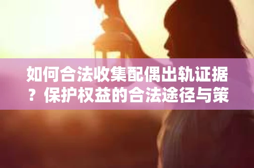 如何合法收集配偶出轨证据？保护权益的合法途径与策略