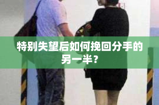 特别失望后如何挽回分手的另一半？