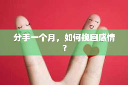 分手一个月，如何挽回感情？