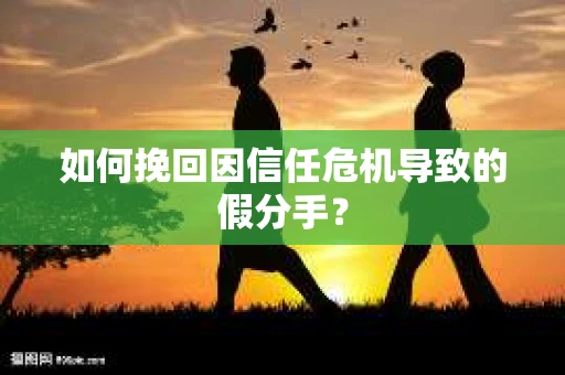 如何挽回因信任危机导致的假分手？