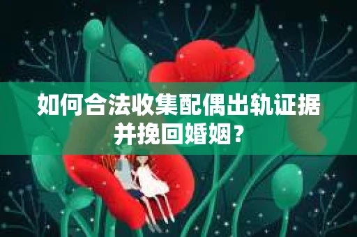 如何合法收集配偶出轨证据并挽回婚姻？